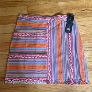 Anself NWT sz S light weight cotton skirt unlined